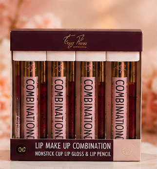 Easy Paris Lip Make Up Combination